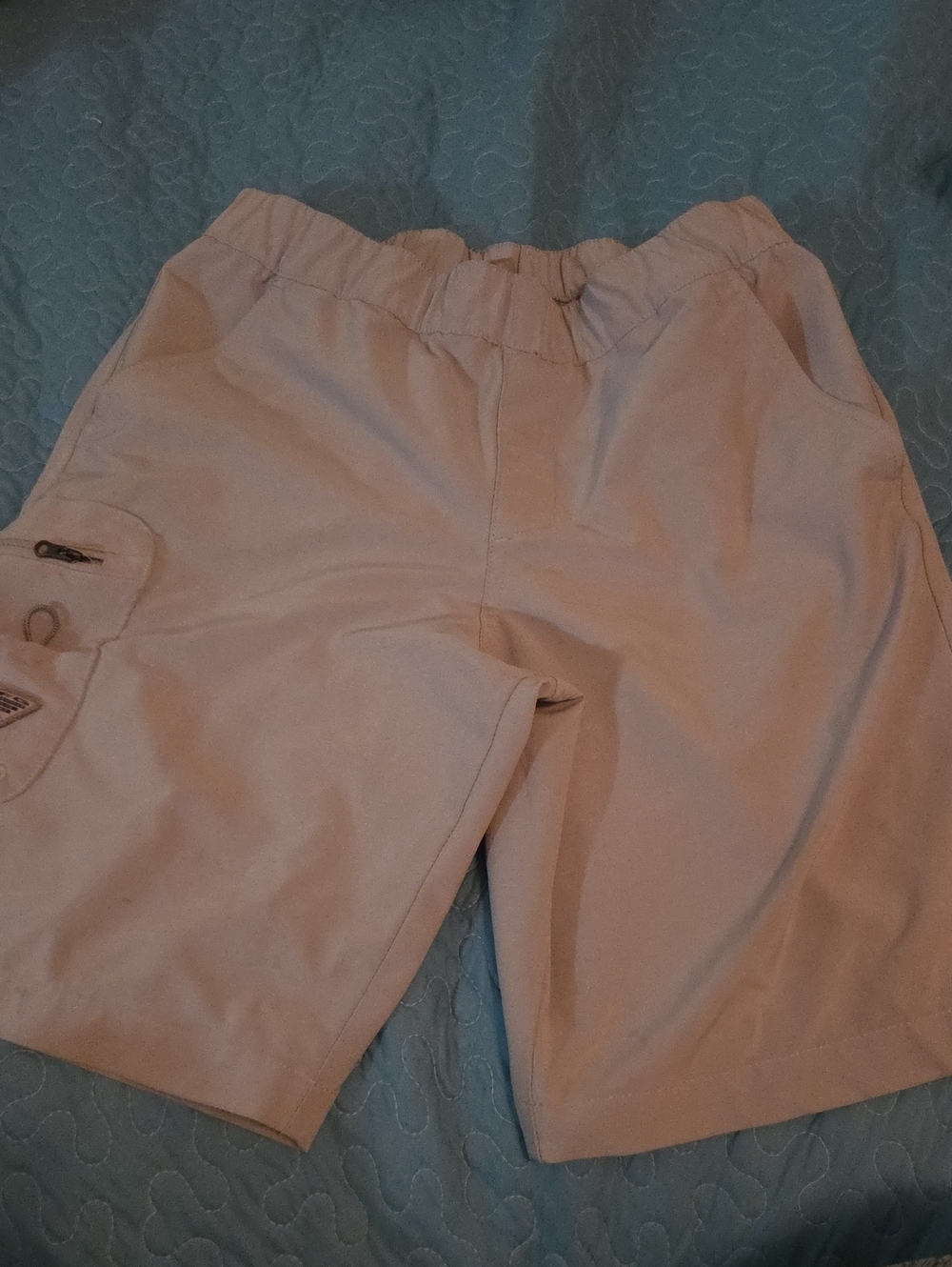 Columbia Light Grey/Khaki Kids Swim Trunks